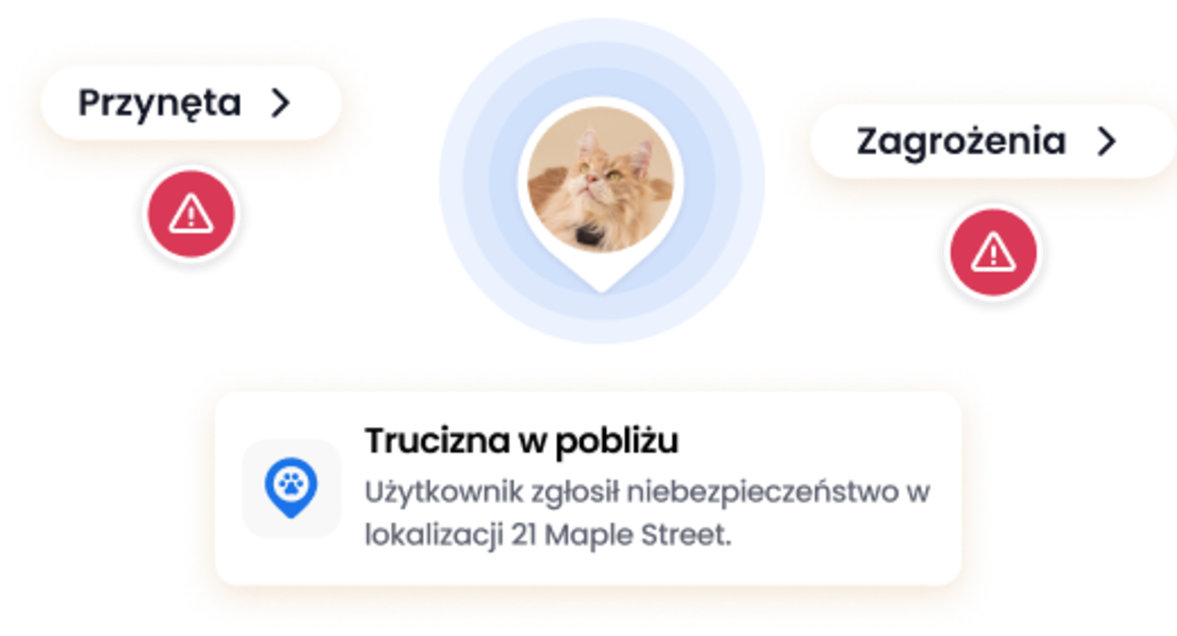 Danger reports feature