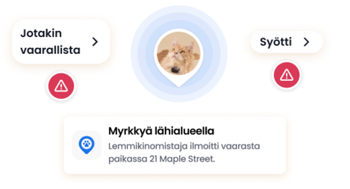 Danger reports feature
